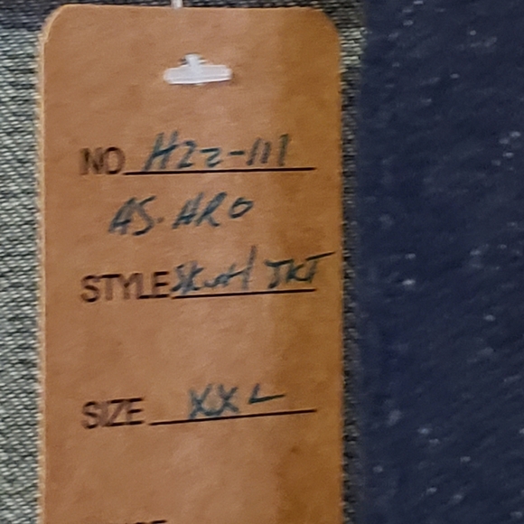 AS•HRO Denim/Mixed Materials Skirt/Jacket Set, XXL, fits like 16W-18W. - Picture 16 of 16